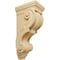 Ekena Millwork 5"W x 6 3/4"D x 14"H Large Traditional Wood Corbel, Alder CORW05X07X14TRAL - alternate 1